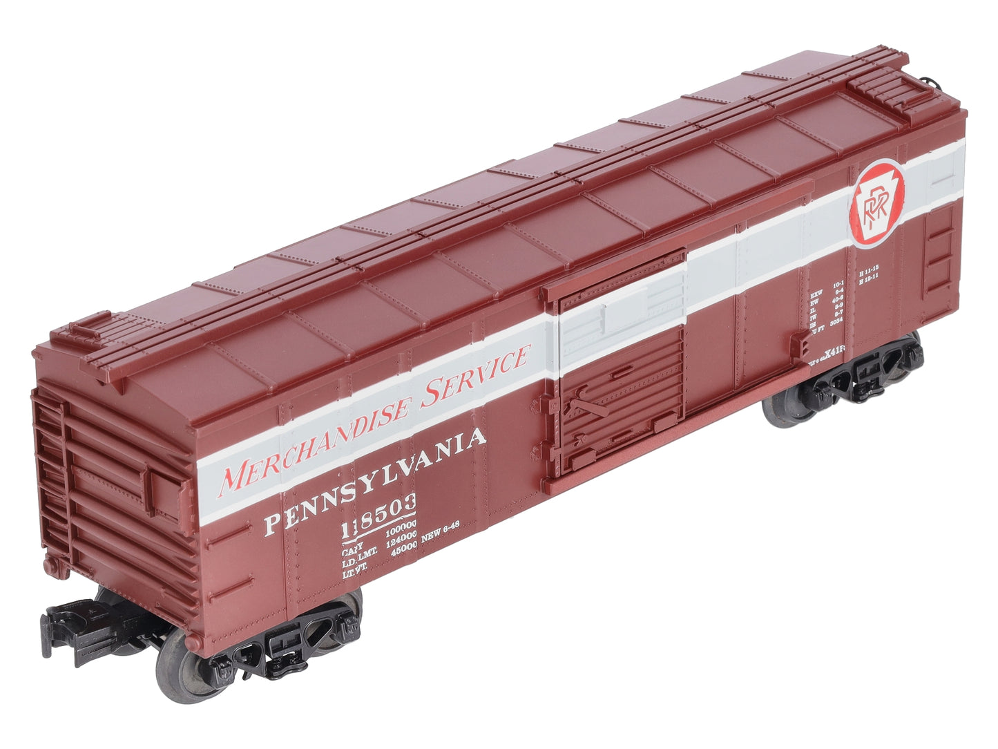 MTH 30-74821 O Pennsylvania Railroad Steel Boxcar