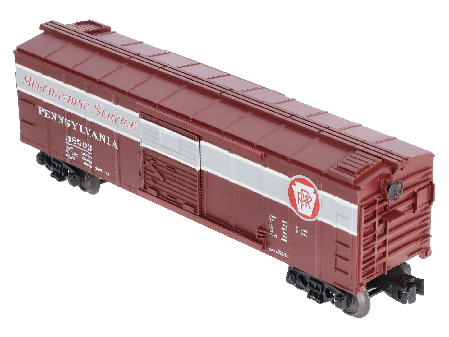 MTH 30-74821 O Pennsylvania Railroad Steel Boxcar