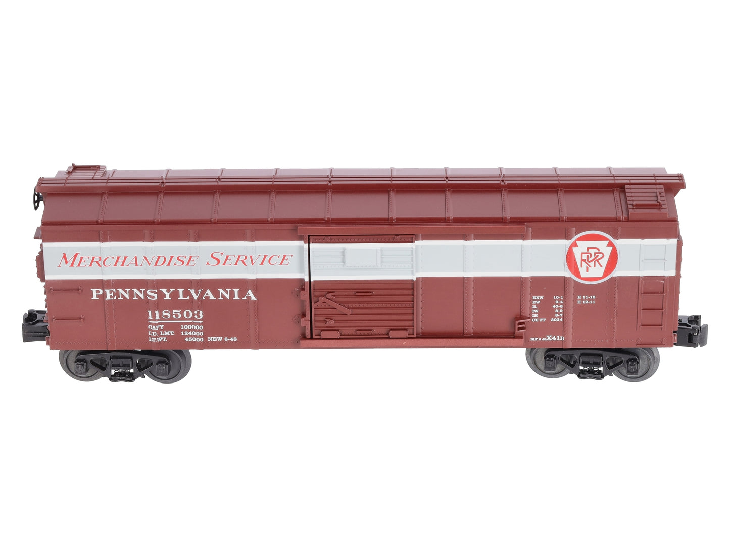 MTH 30-74821 O Pennsylvania Railroad Steel Boxcar