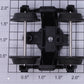 Lionel 9150-85X Plain Plastic Truck with 3 Molded Springs