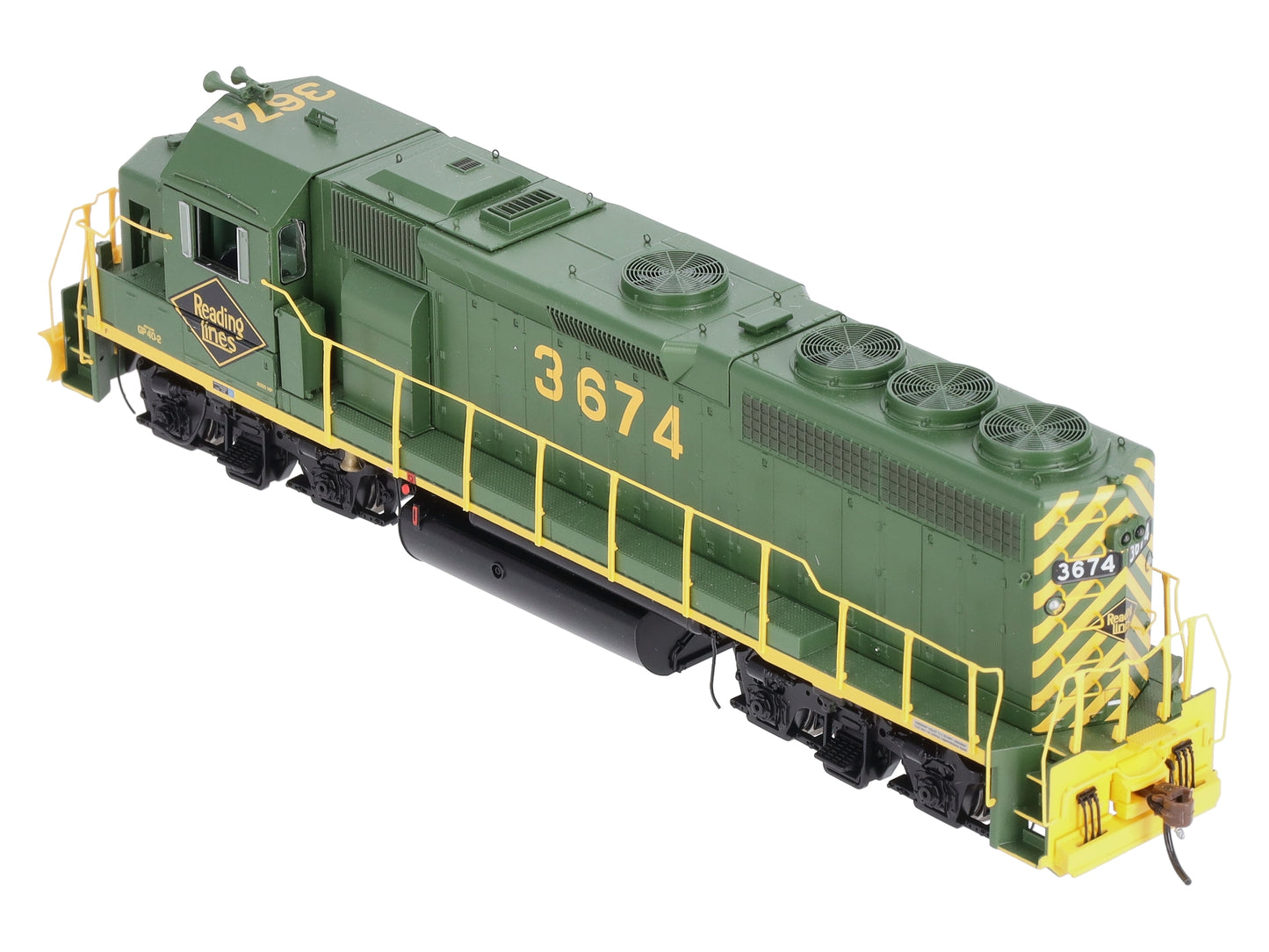 Athearn G64591 HO Reading GP40-2 Diesel Locomotive #3674