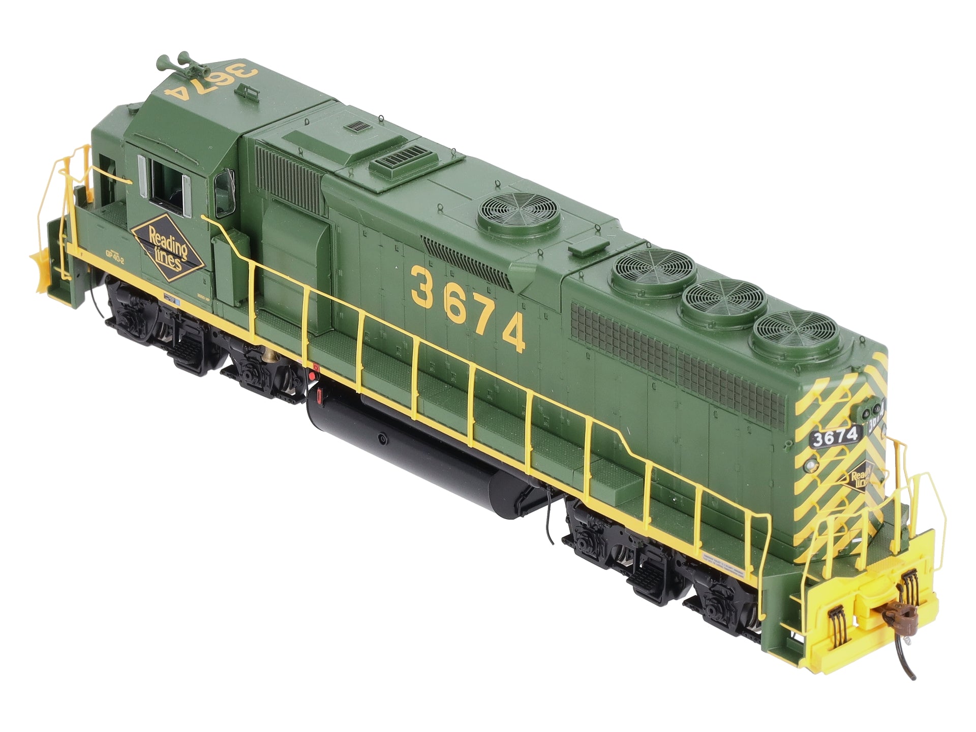 Athearn G64591 HO Reading GP40-2 Diesel Locomotive #3674
