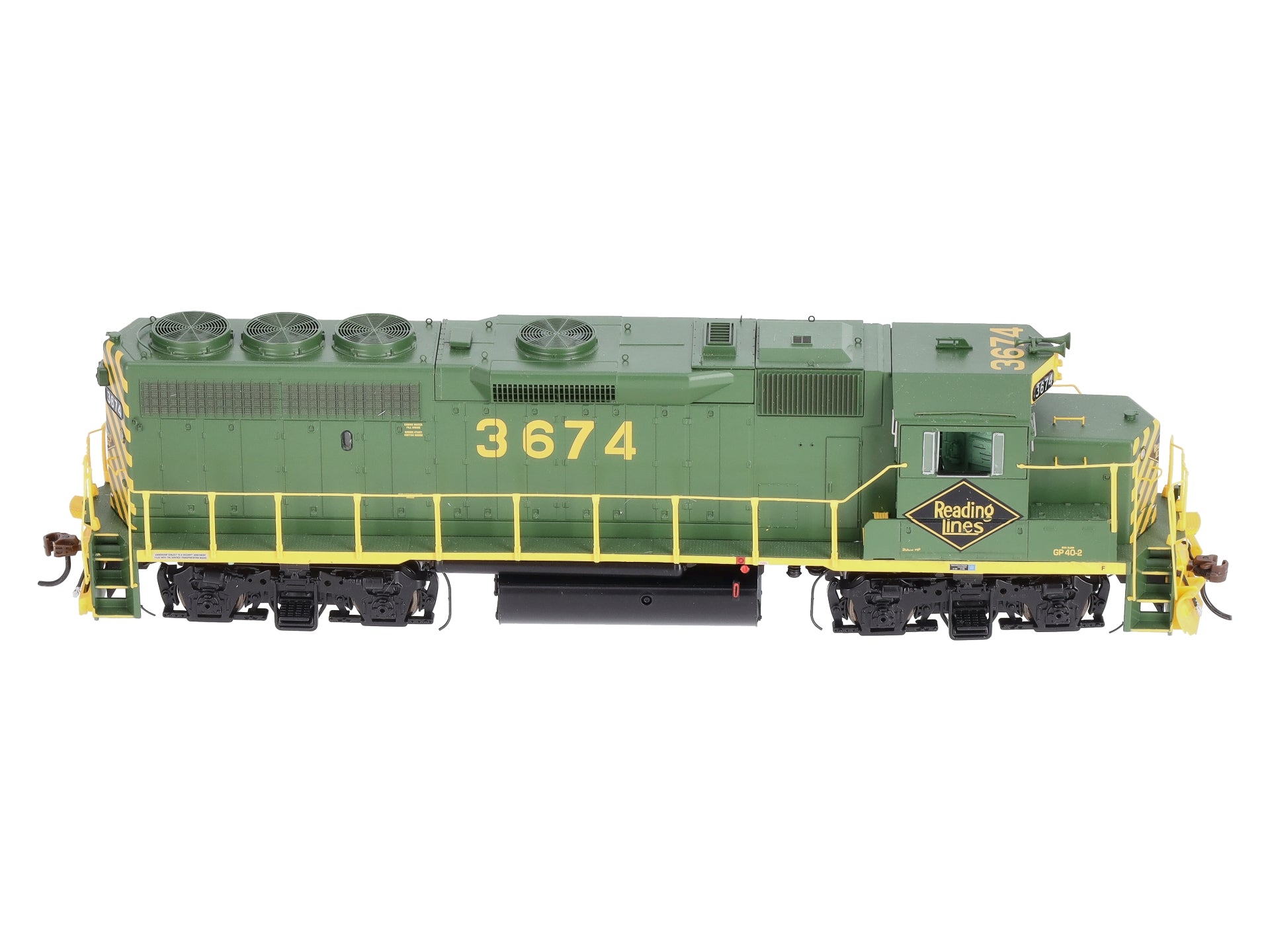Athearn G64591 HO Reading GP40-2 Diesel Locomotive #3674