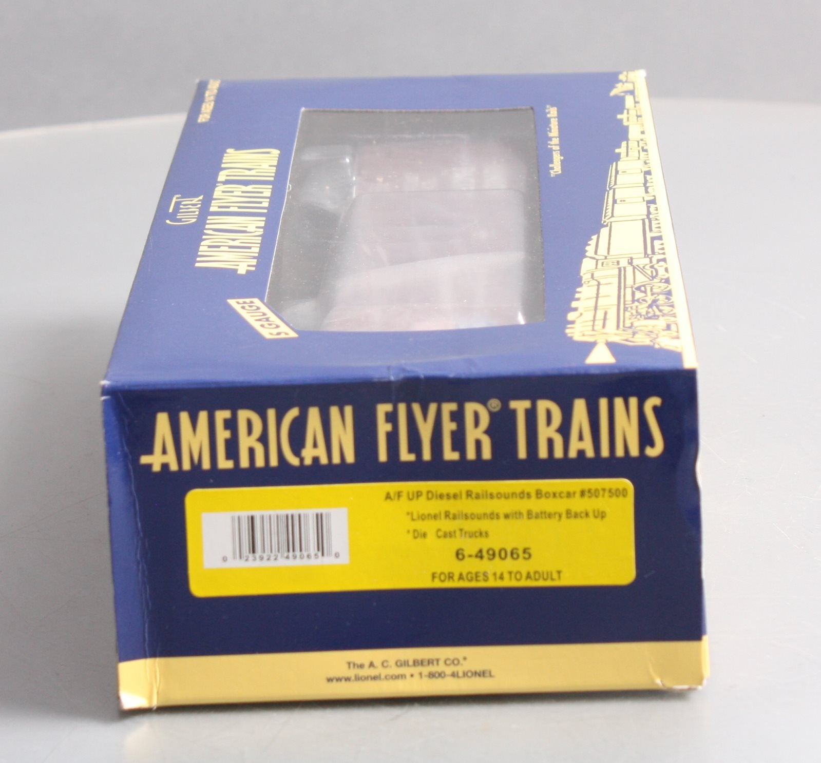 American Flyer 6-49065 S Scale Union Pacific Diesel RailSounds Boxcar #507500