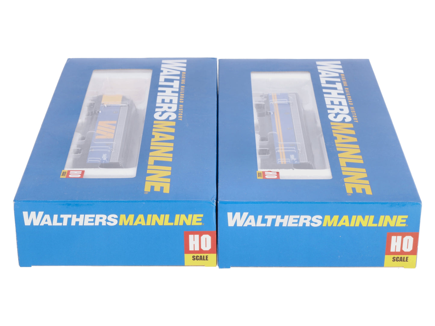 Walthers 910-19937 HO VIA Rail Canada EMD F7 A-B Set Diesel Loco #1402/#1961