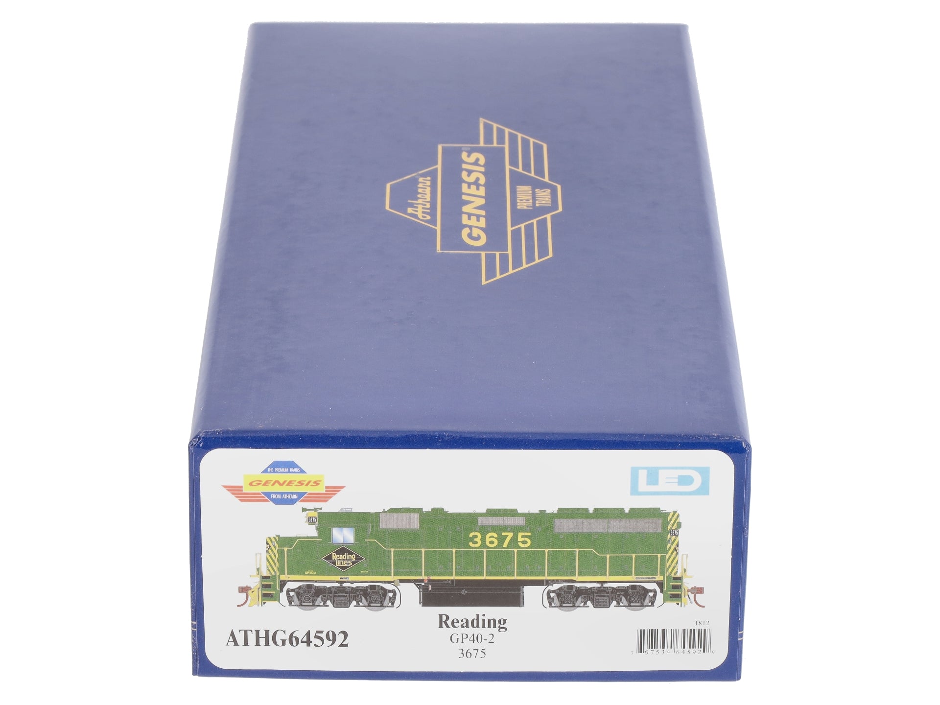 Athearn G64592 HO Reading GP40-2 Diesel Locomotive #3675