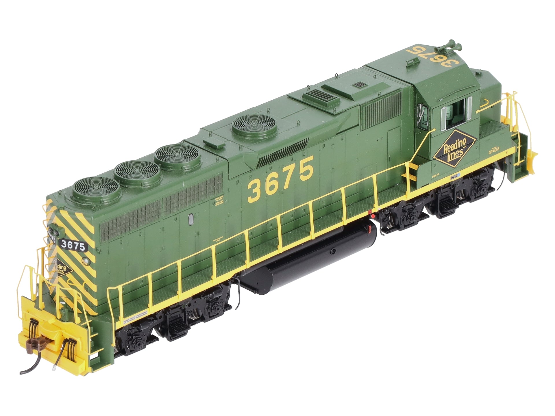 Athearn G64592 HO Reading GP40-2 Diesel Locomotive #3675