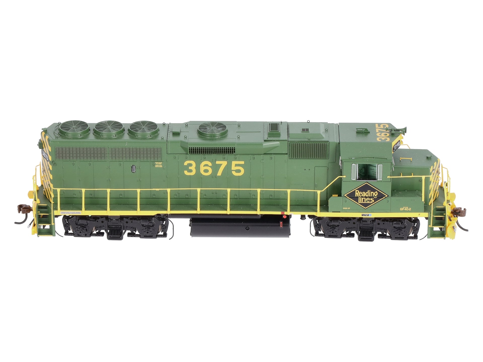 Athearn G64592 HO Reading GP40-2 Diesel Locomotive #3675