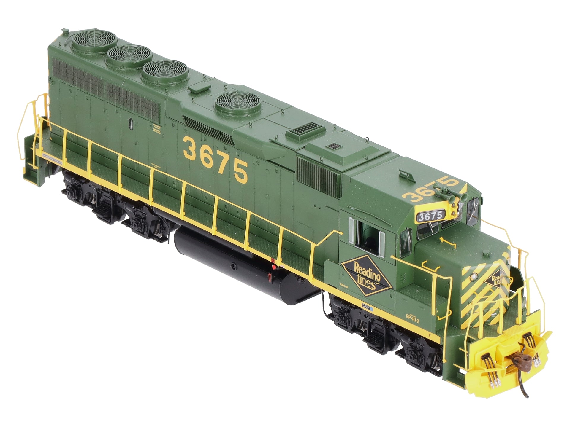 Athearn G64592 HO Reading GP40-2 Diesel Locomotive #3675
