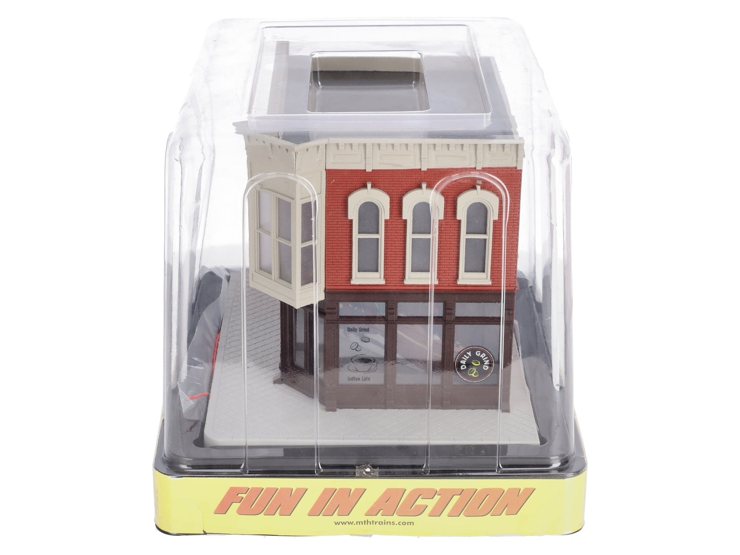 MTH 30-90342 2-Story Daily Grind Coffee Corner Building w/Blinking Sign