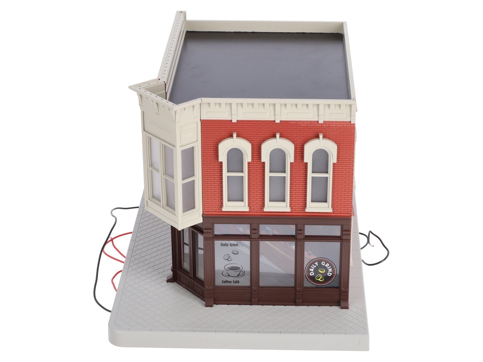 MTH 30-90342 2-Story Daily Grind Coffee Corner Building w/Blinking Sign