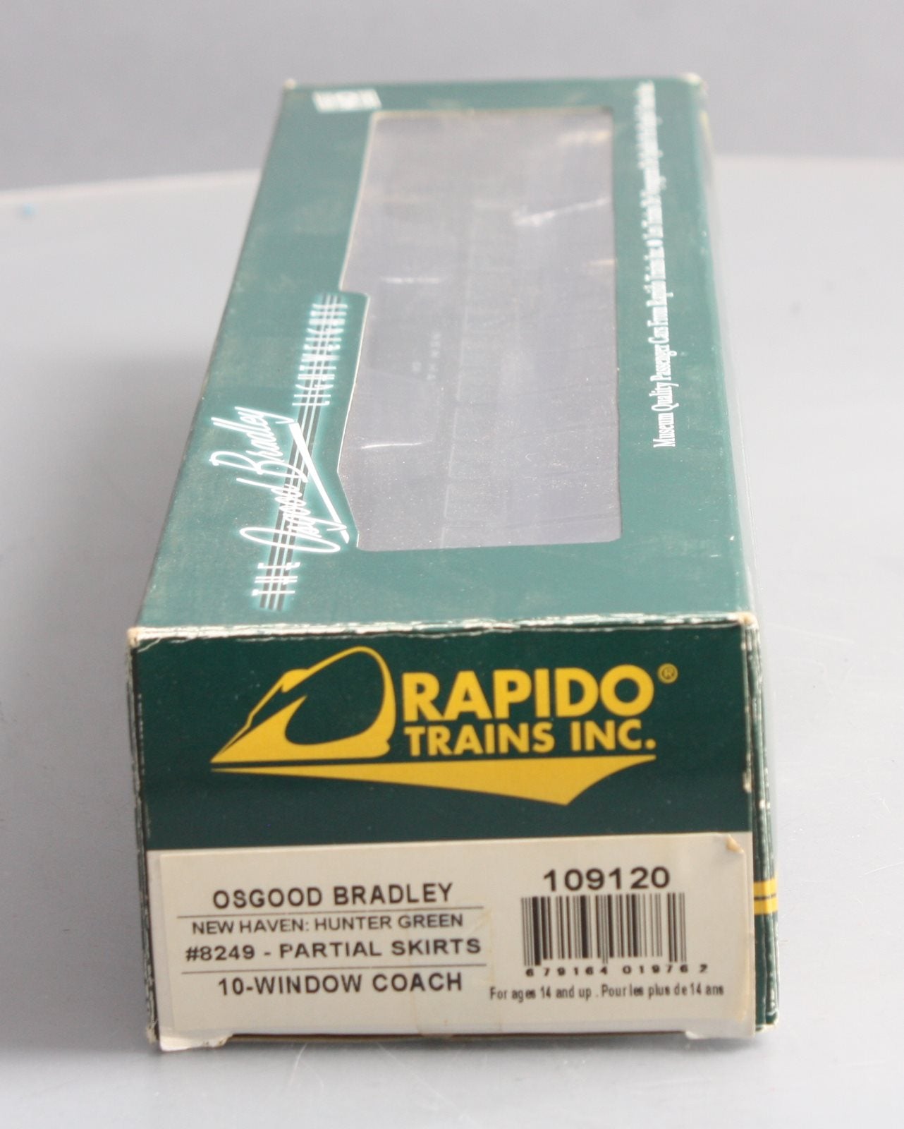 Rapido Trains 109120 HO New Haven 10-Window Coach #8249