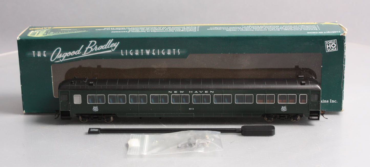 Rapido Trains 109100 HO Scale New Haven 10-Window Smoker Coach #8515