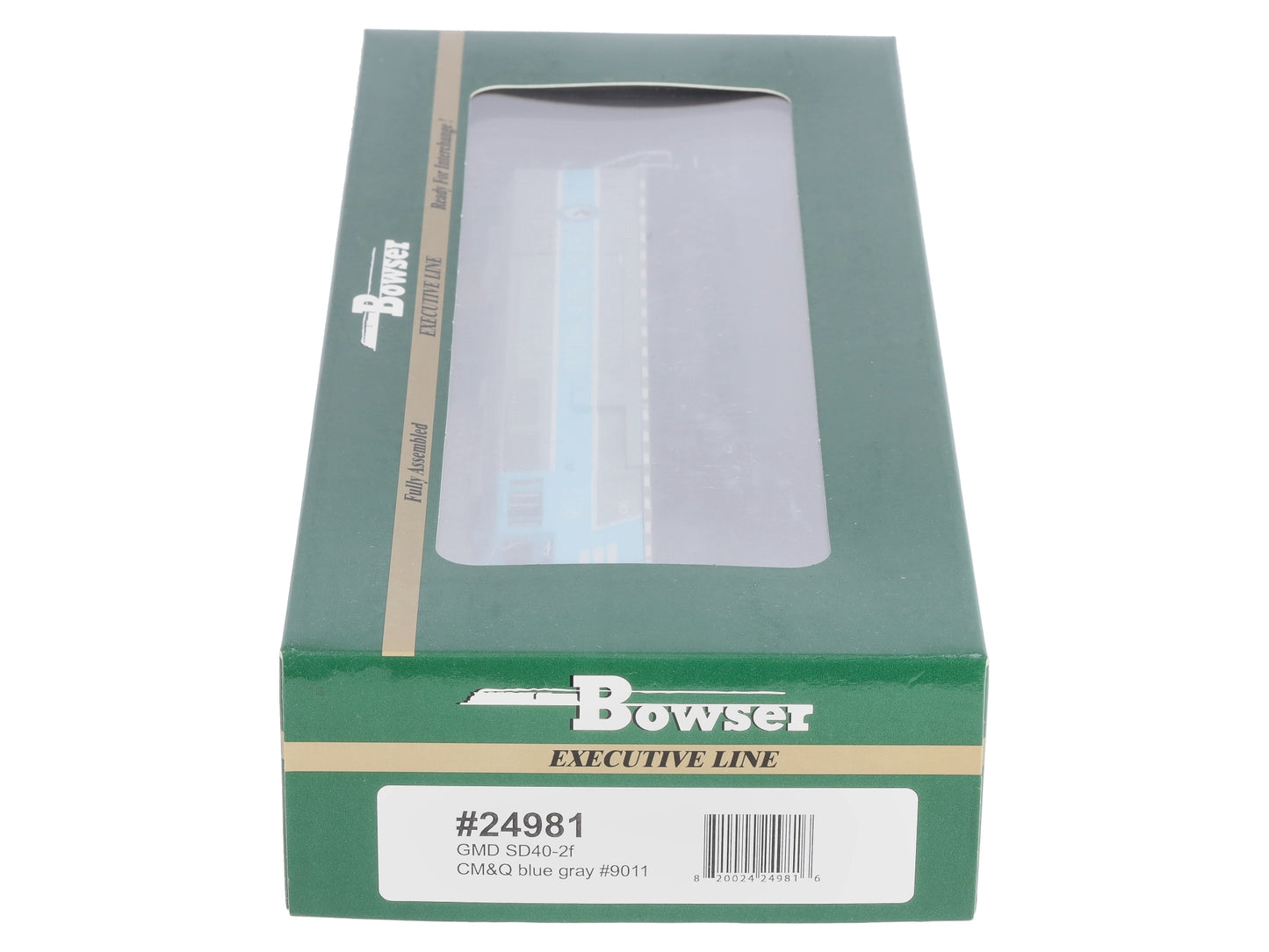 Bowser 24981 HO CM&Q GMD SD40-2F Diesel Locomotive #9011