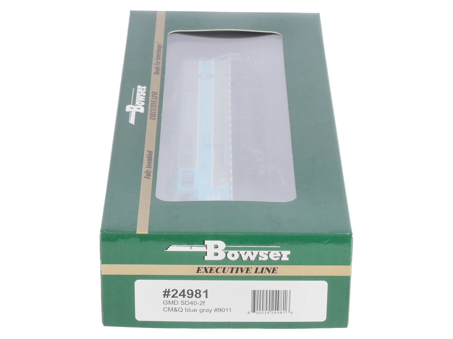 Bowser 24981 HO CM&Q GMD SD40-2F Diesel Locomotive #9011