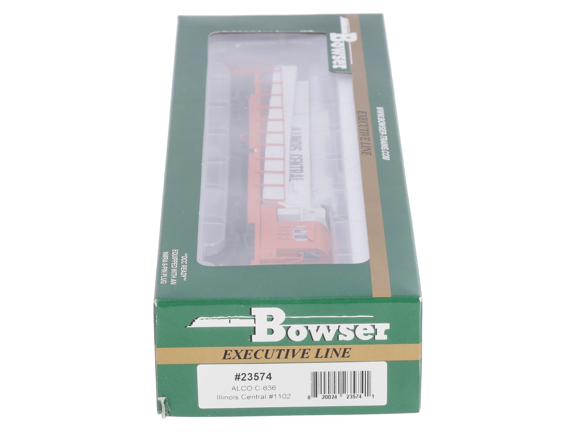 Bowser 23574 HO Illinois Central Alco C636 Diesel Locomotive #1102