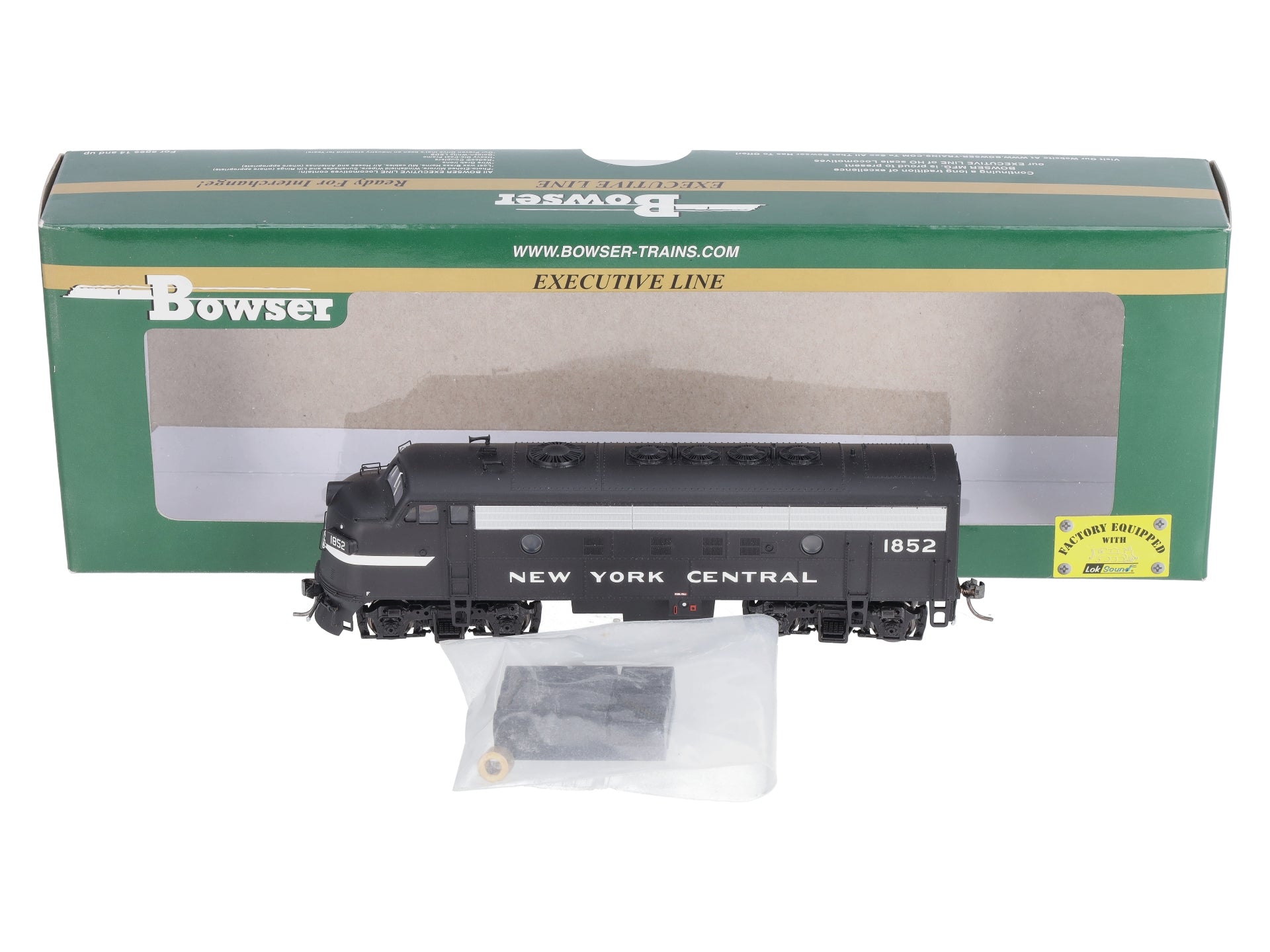 Bowser 24067 HO New York Central EMD F7A Diesel Locomotive w/LokSound/DCC #1852