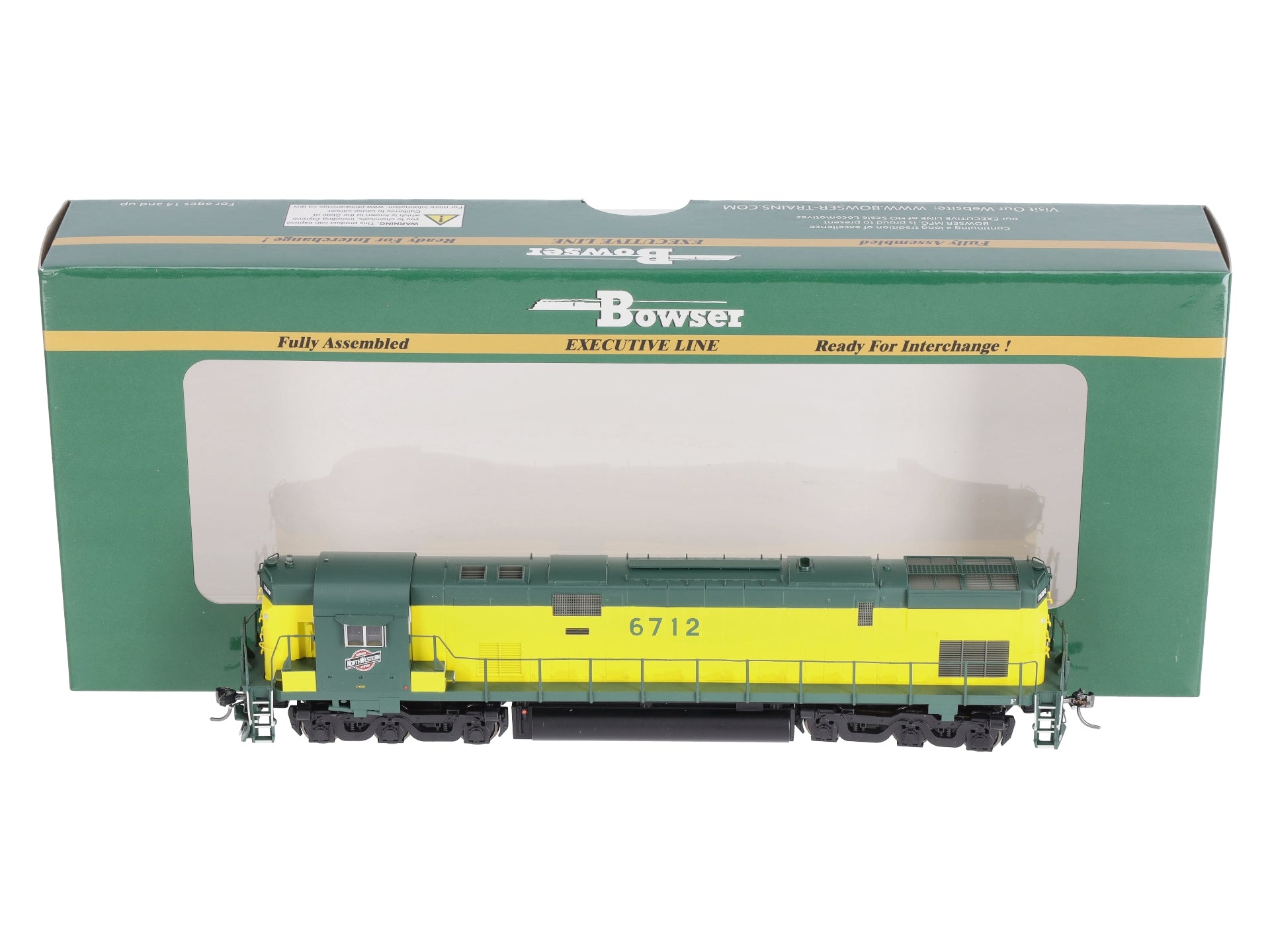 Bowser 24729 HO Chicago & North Western C628 Alco Diesel Locomotive #6712