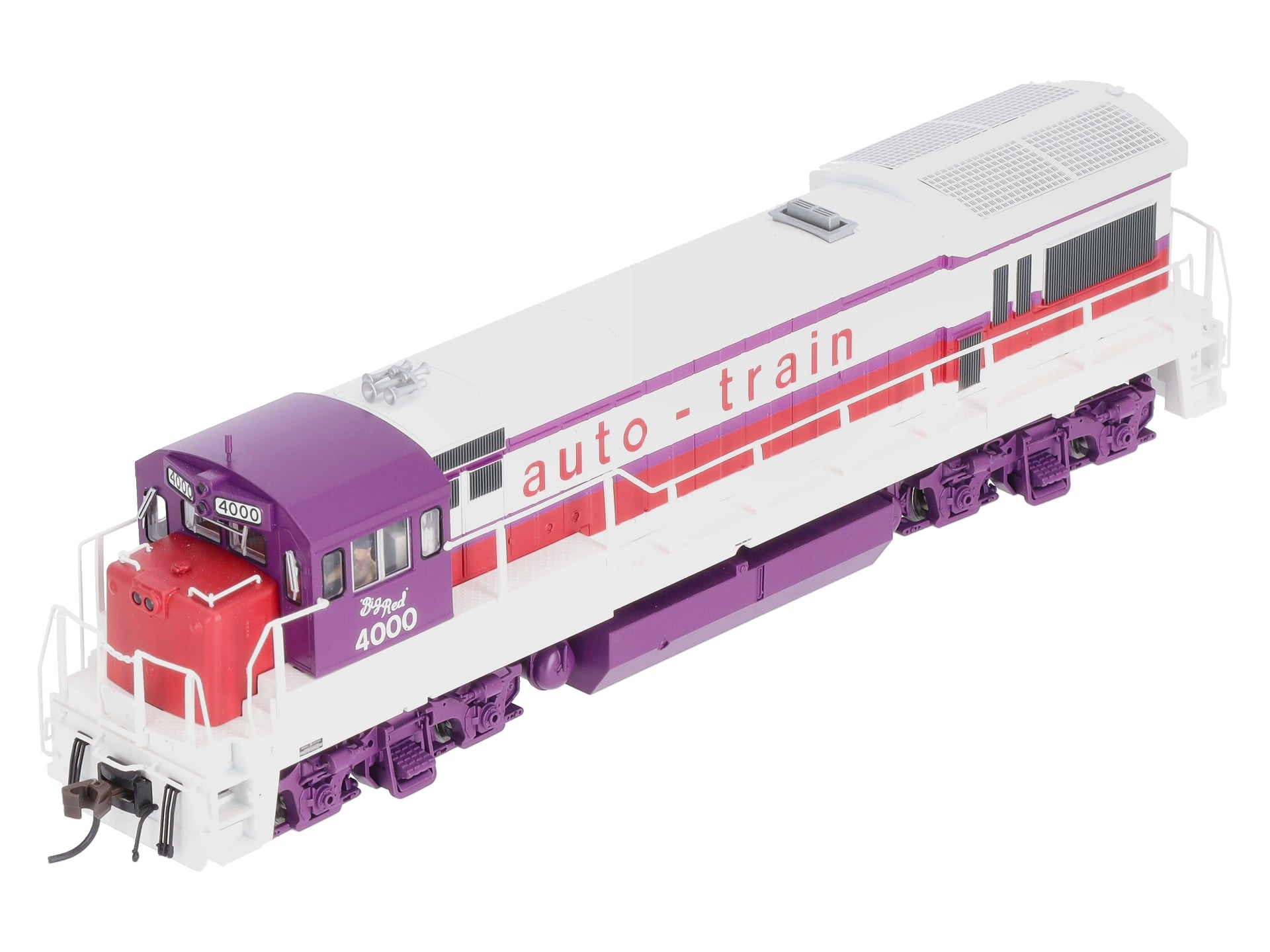 Atlas 10002328 HO Auto Train Silver U36B Diesel Locomotive #4000