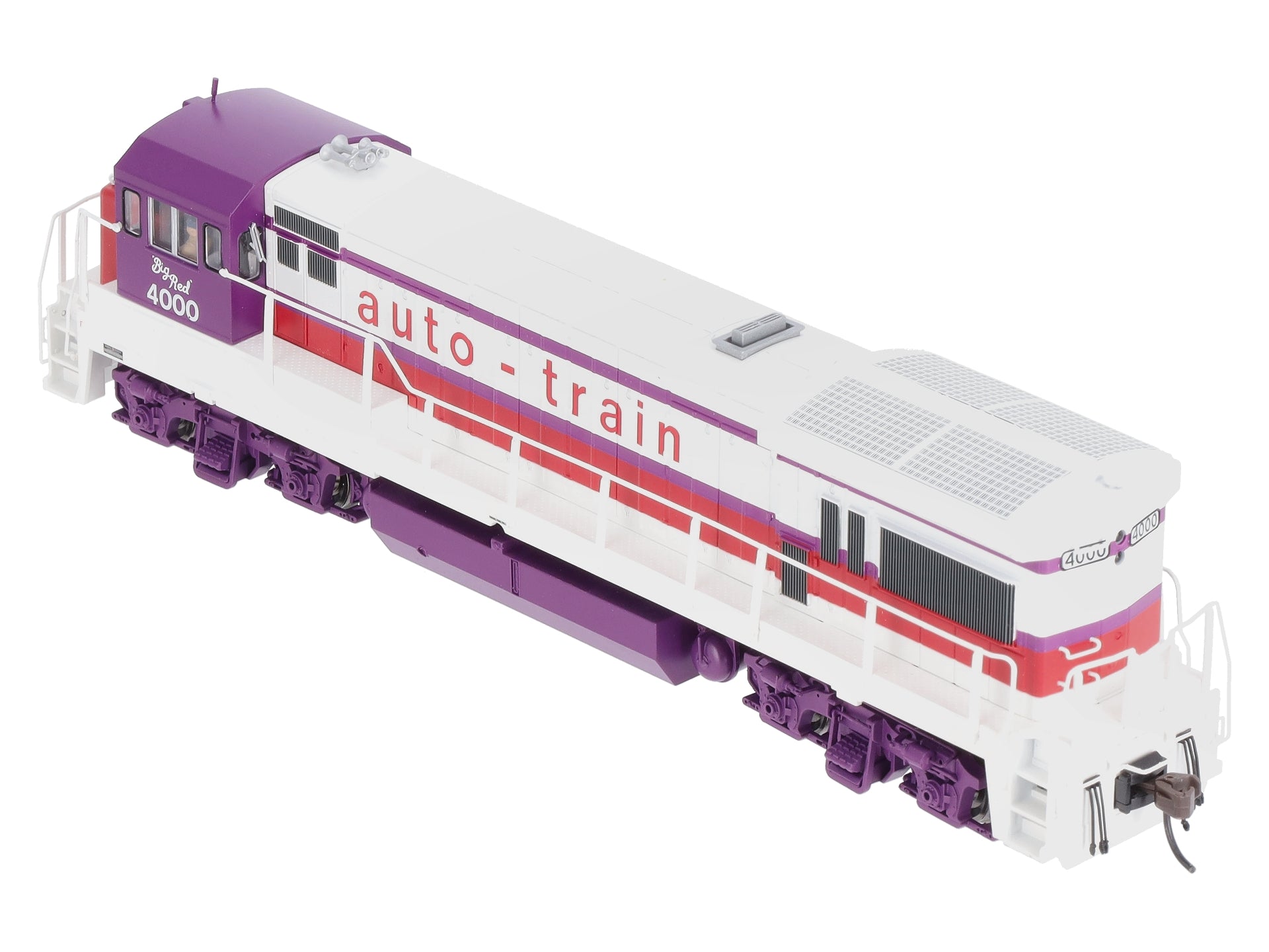 Atlas 10002328 HO Auto Train Silver U36B Diesel Locomotive #4000