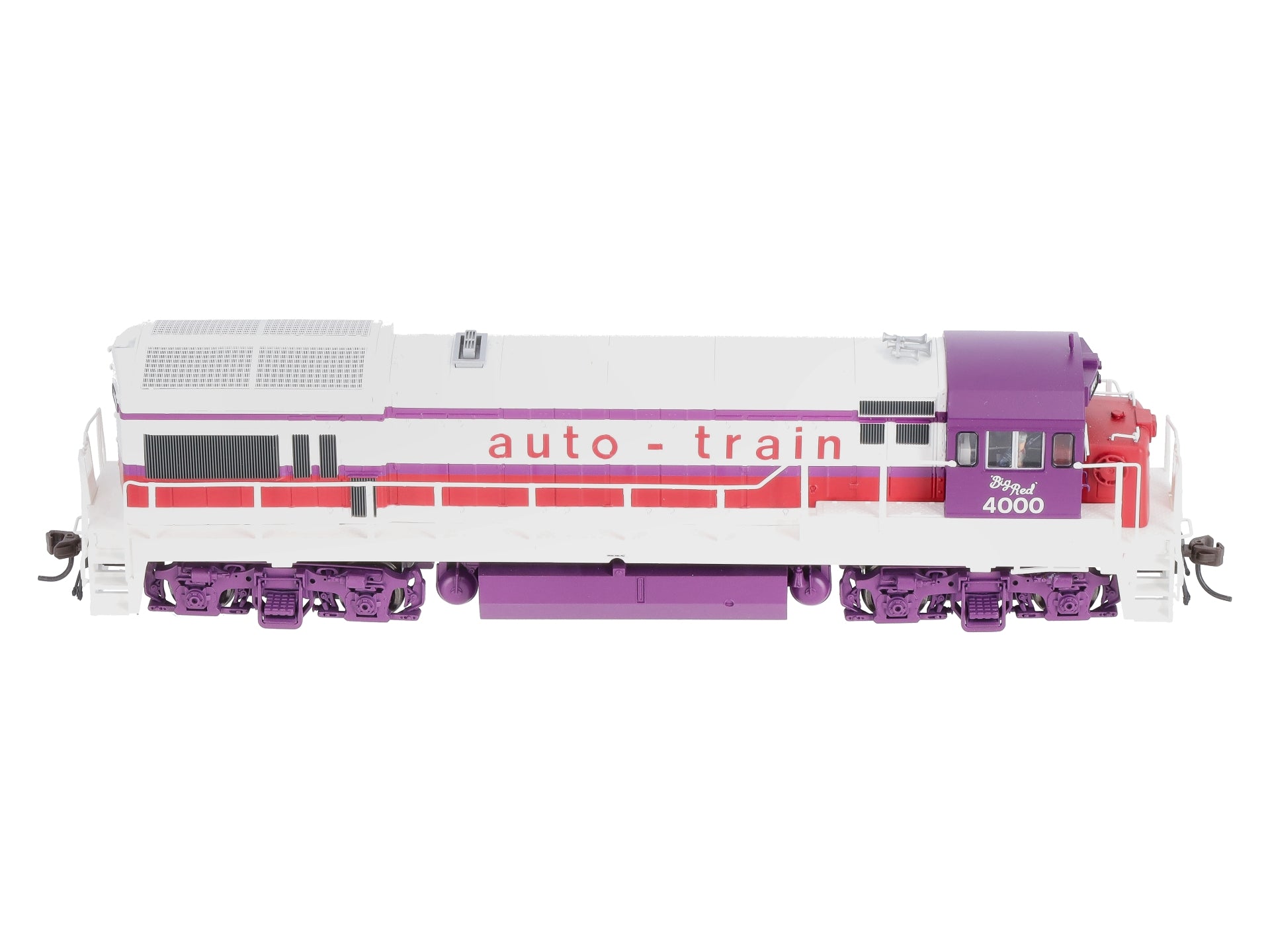 Atlas 10002328 HO Auto Train Silver U36B Diesel Locomotive #4000