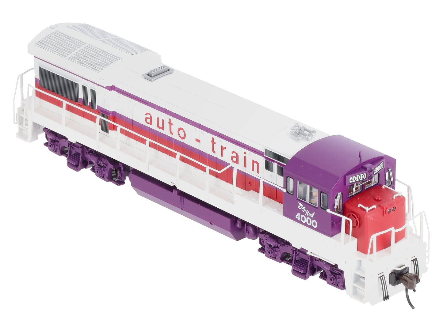 Atlas 10002328 HO Auto Train Silver U36B Diesel Locomotive #4000