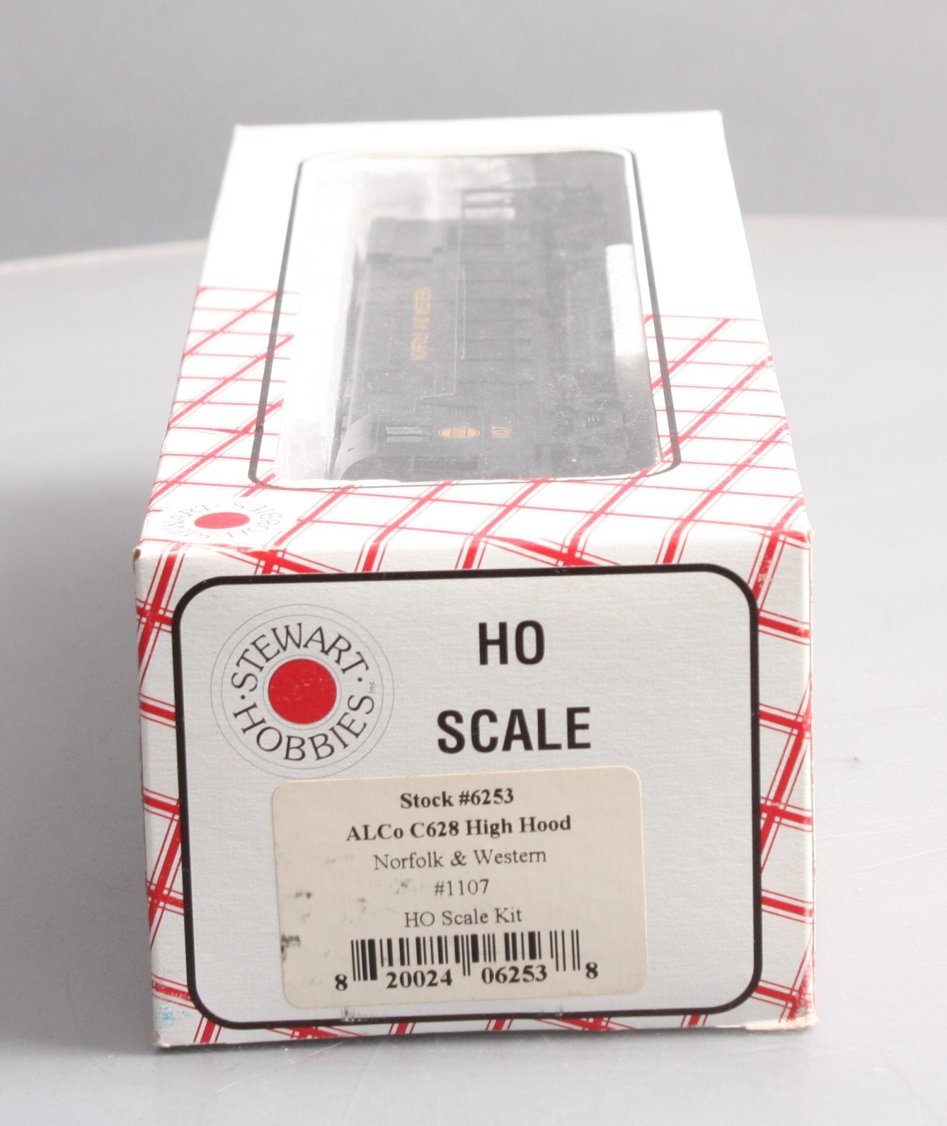 Stewart 6253 HO Norfolk & Western ALCO C628 High Hood Powered Diesel Loco #1107