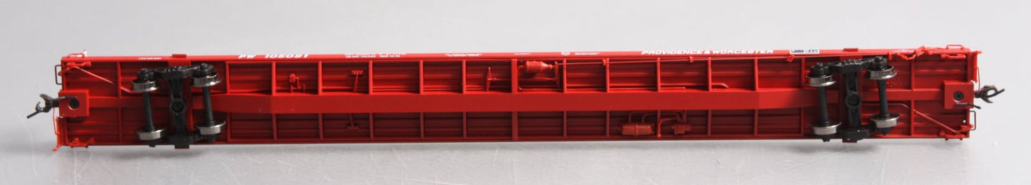 Atlas 20000021 HO Scale PW Providence & Worcester 89'4" Flatcar #105091