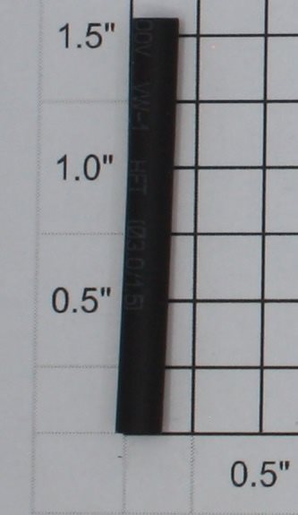 Acme 21063 1/8" x 1-1/2" Shrink Tubing