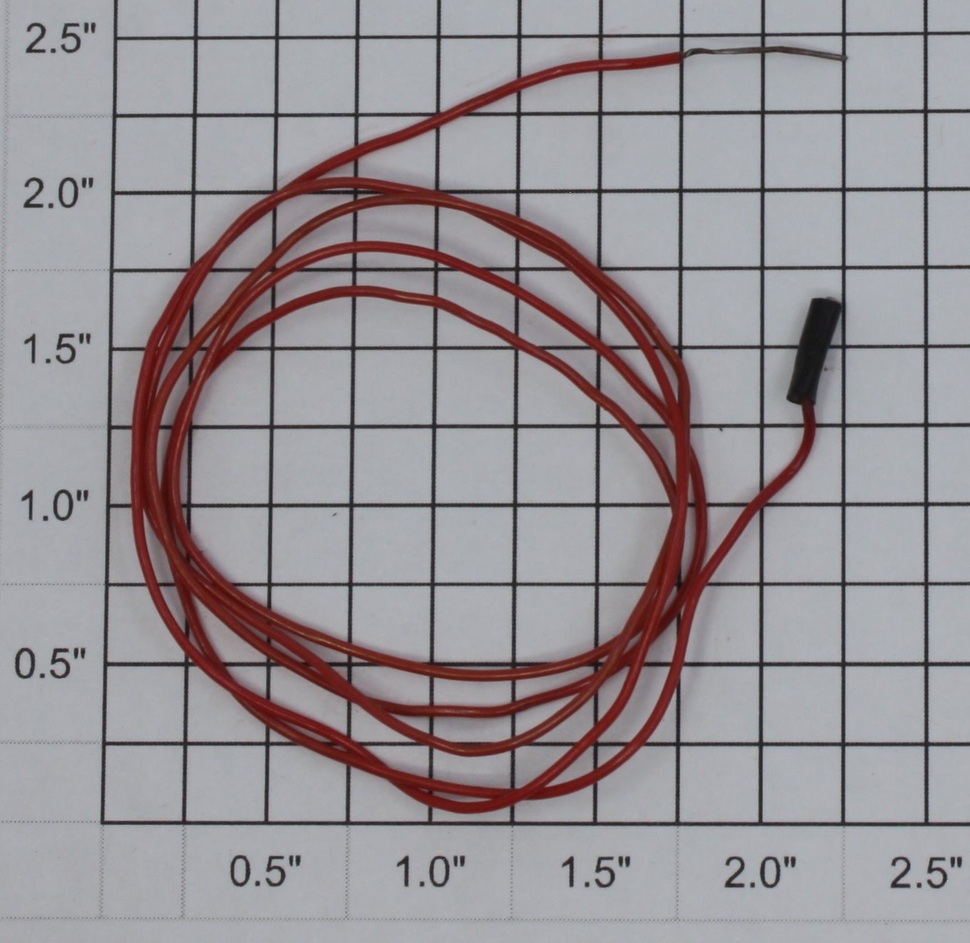 Acme 100-2  27" 24 Gauge Red Wire with Connector