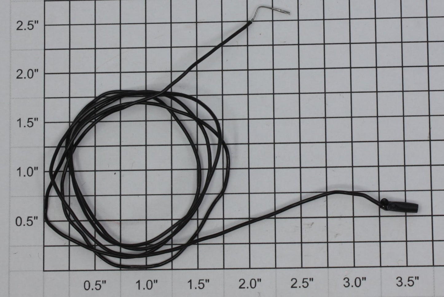 Acme 100-2  27" 24 Gauge Black Wire with Connector
