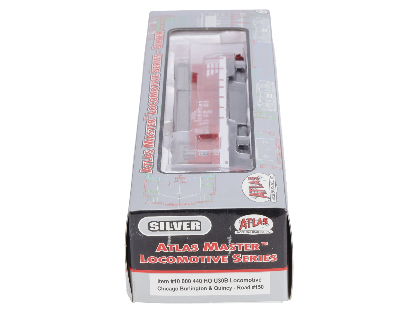 Atlas 10000440 CB&Q U30B Phase 2 Diesel Locomotive #150