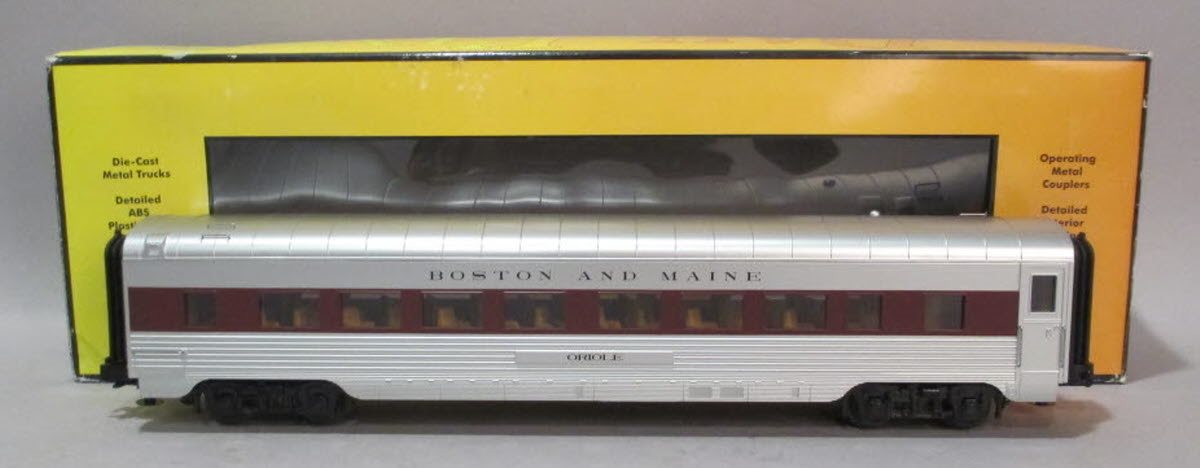 MTH 30-67632 O Gauge Boston & Maine 60' Streamlined Coach Car