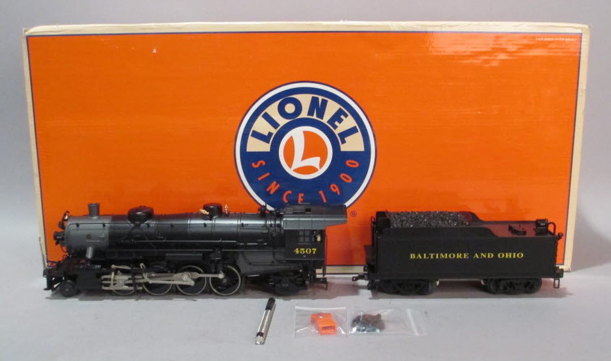 Lionel 6-11280 O Gauge B&O 2-8-2 Mikado Legacy Steam Locomotive #4507