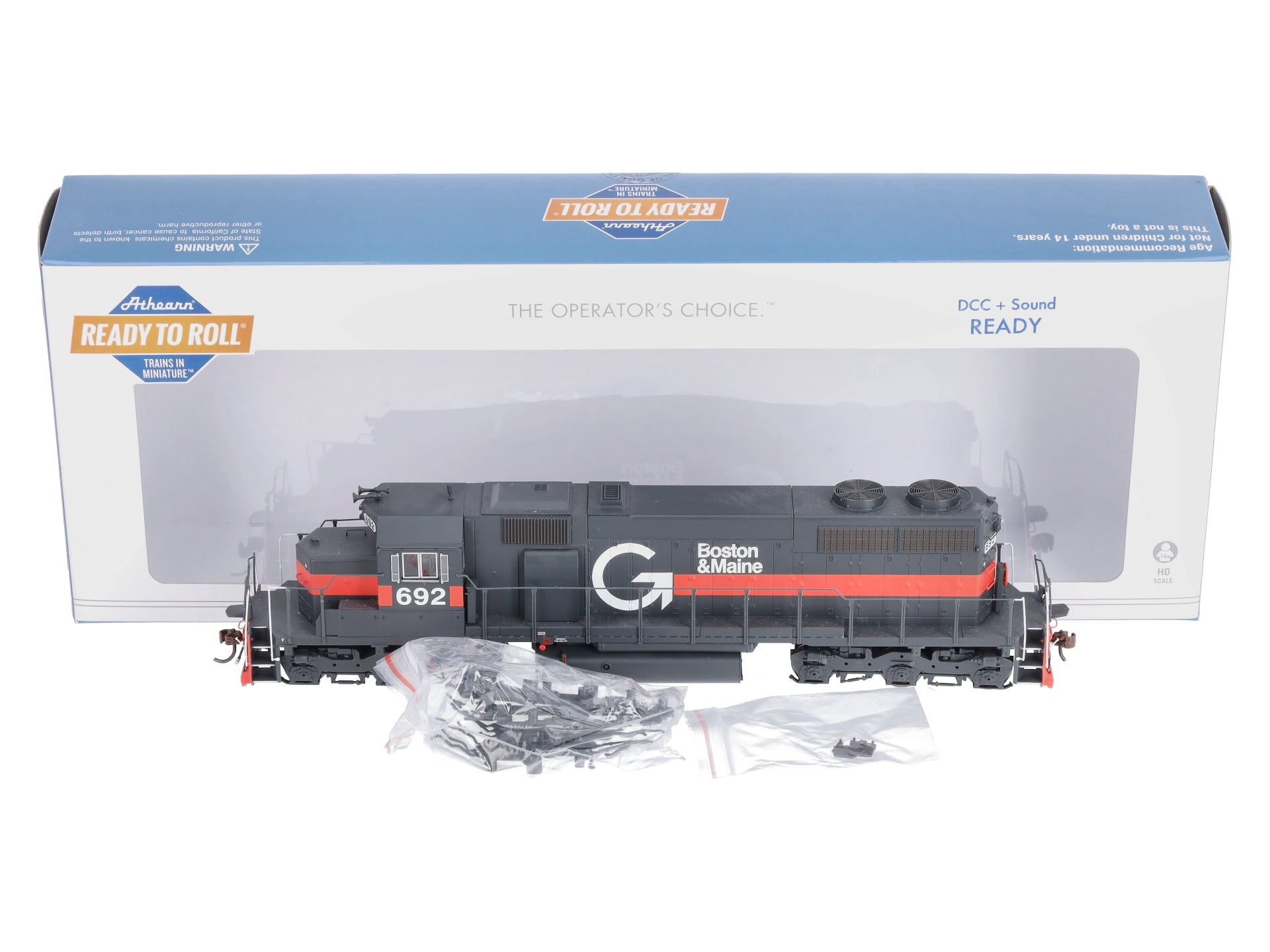 Athearn 64374 HO Guilford/Boston & Maine RTR SD39 Diesel Locomotive #692