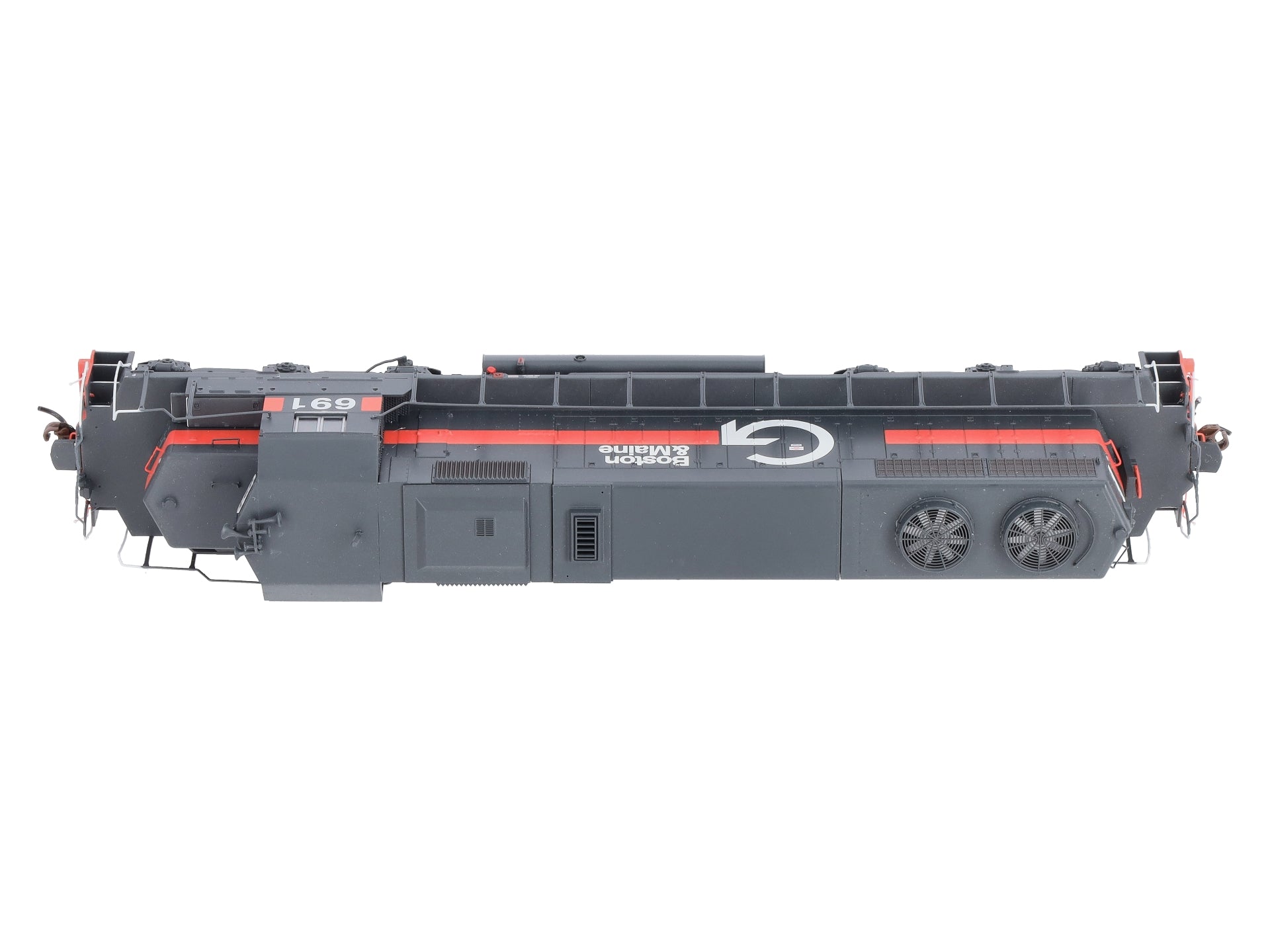 Athearn 64373 HO Guilford/B&M RTR SD39 Diesel Locomotive #691