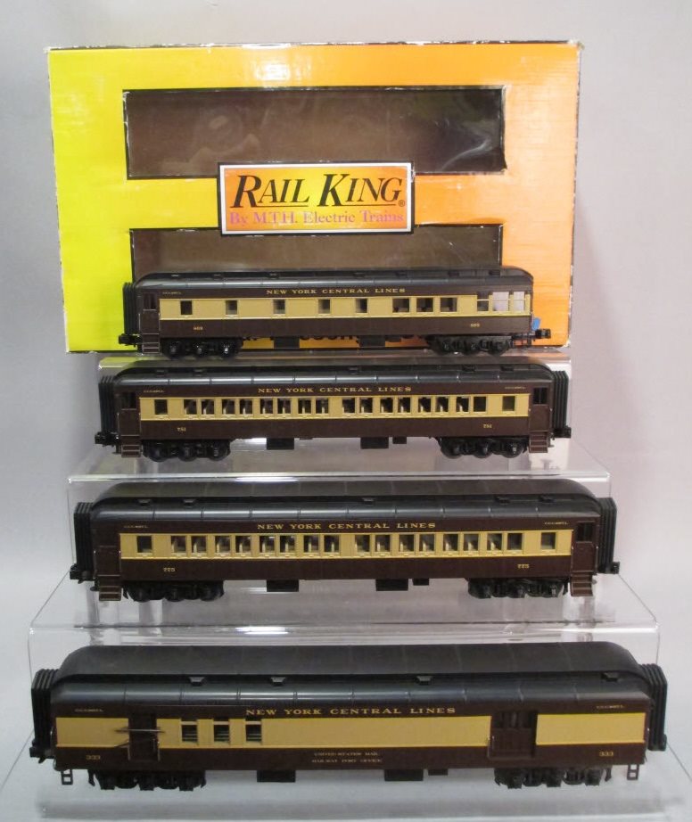 MTH 30-69124 O Gauge New York Central 60' Madison Passenger 4-Car Set