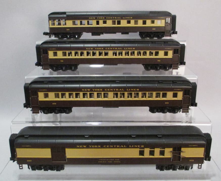 MTH 30-69124 O Gauge New York Central 60' Madison Passenger 4-Car Set