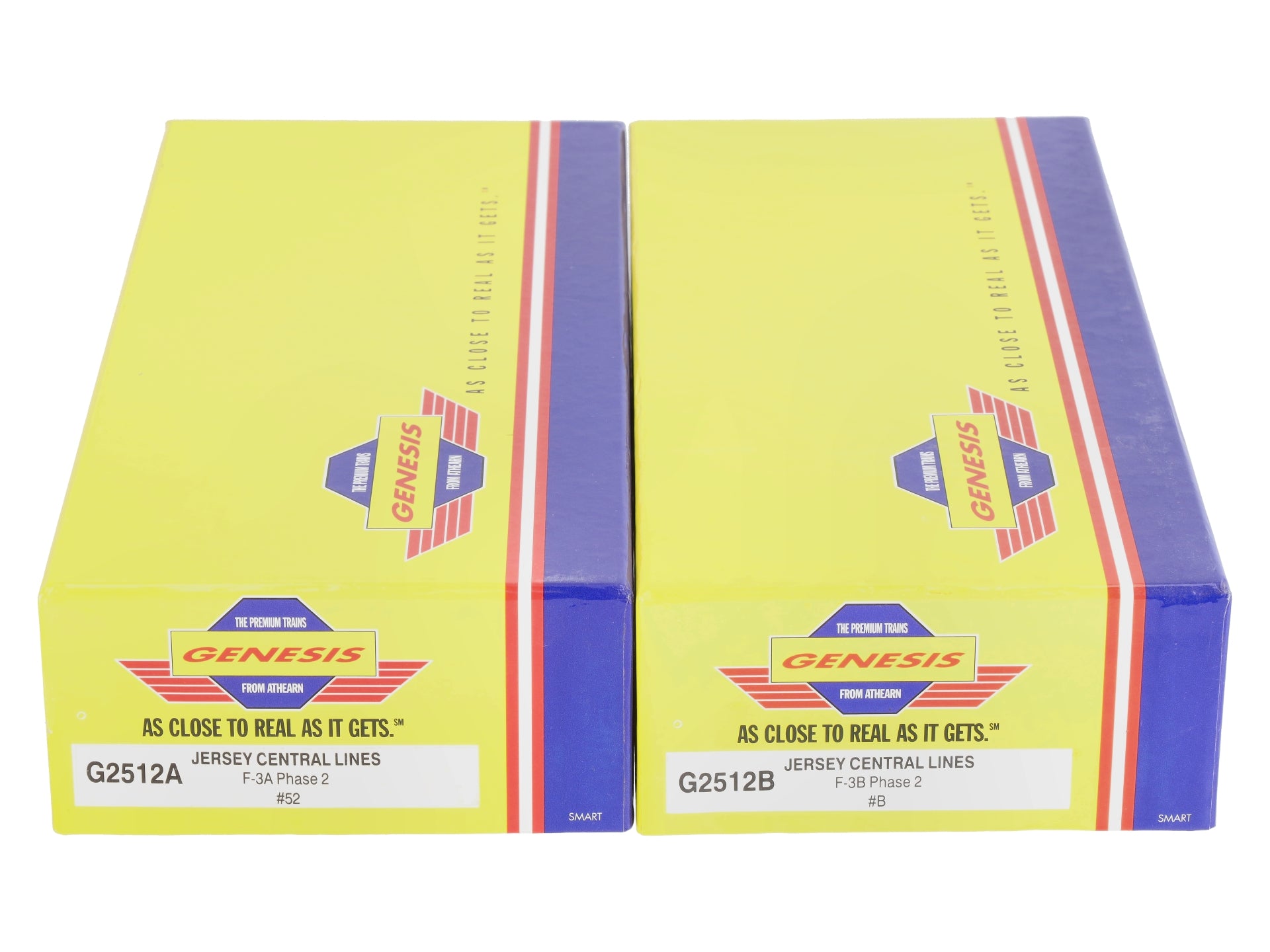 Athearn G2512 HO Jersey Central F-3 A/B Diesel Set