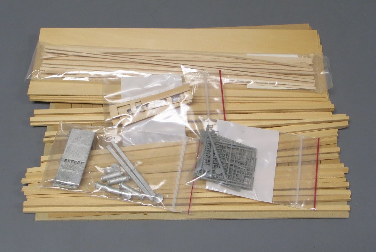South River Model Works 225 HO Two Extra Stalls Brick Roundhouse Building Kit