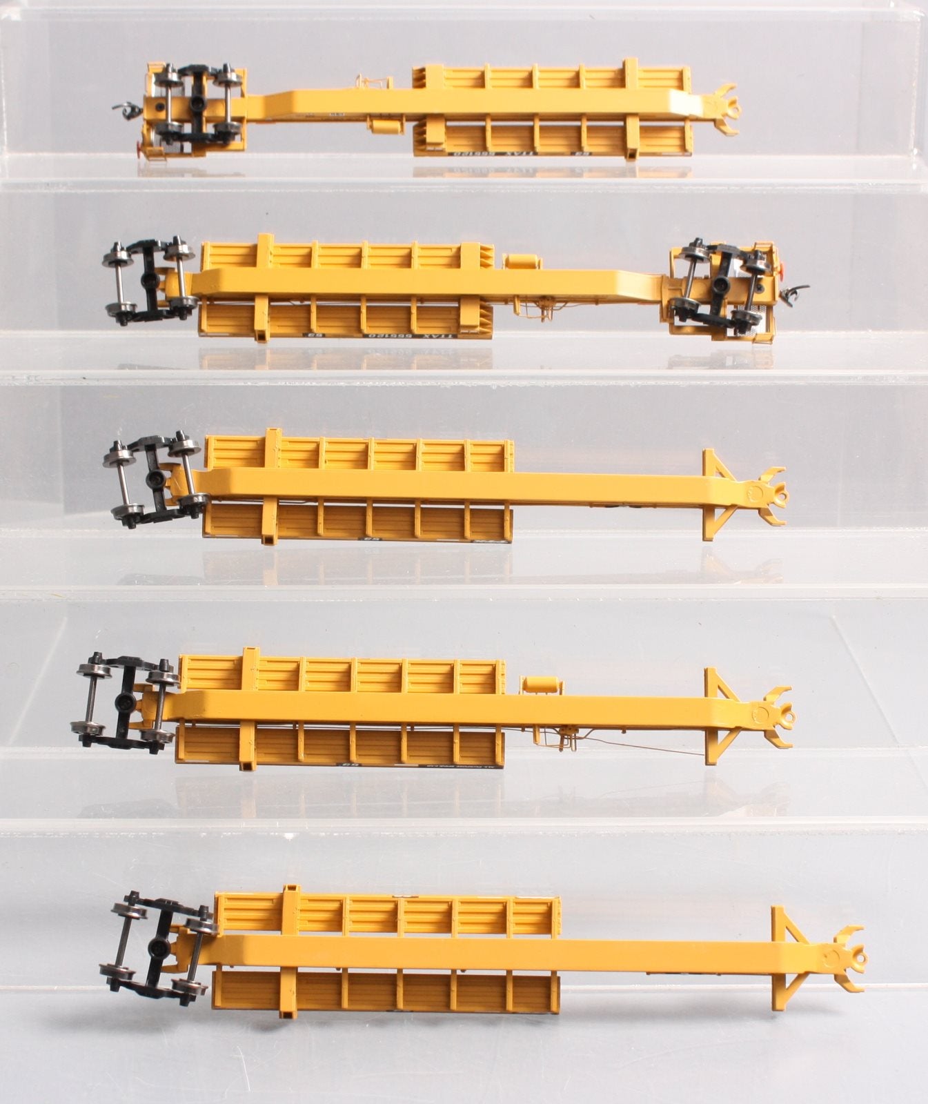 Bowser 40552 HO Scale TTAX Trinity 5-Unit Spine Car Set #555120