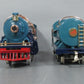 MTH 10-1248-0 400E Tinplate Steam Engine (Traditional) (Two-Tone Blue w/Brass)