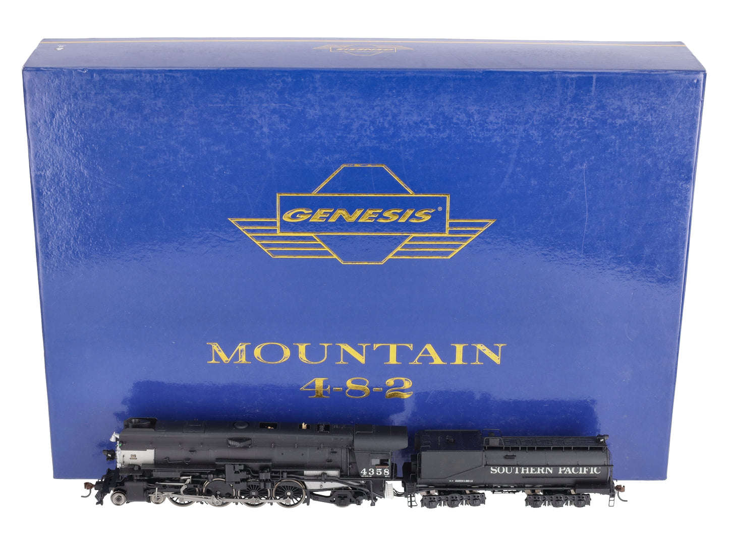 Athearn G97056 HO SP 4-8-2 MT-4 Steam Locomotive w/Skyline Casing #4358