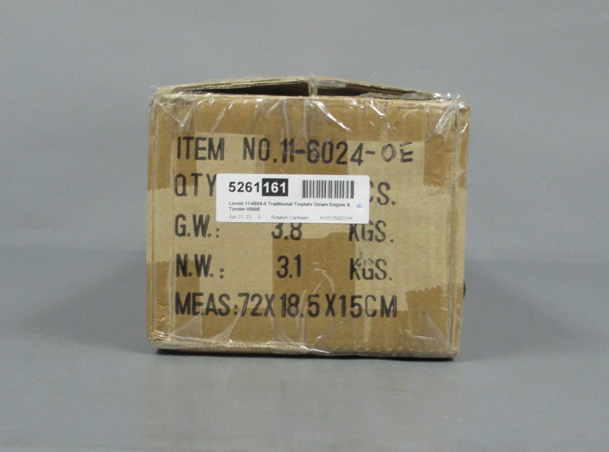 Lionel 11-6024-0 Traditional Tinplate Steam Engine & Tender #260E