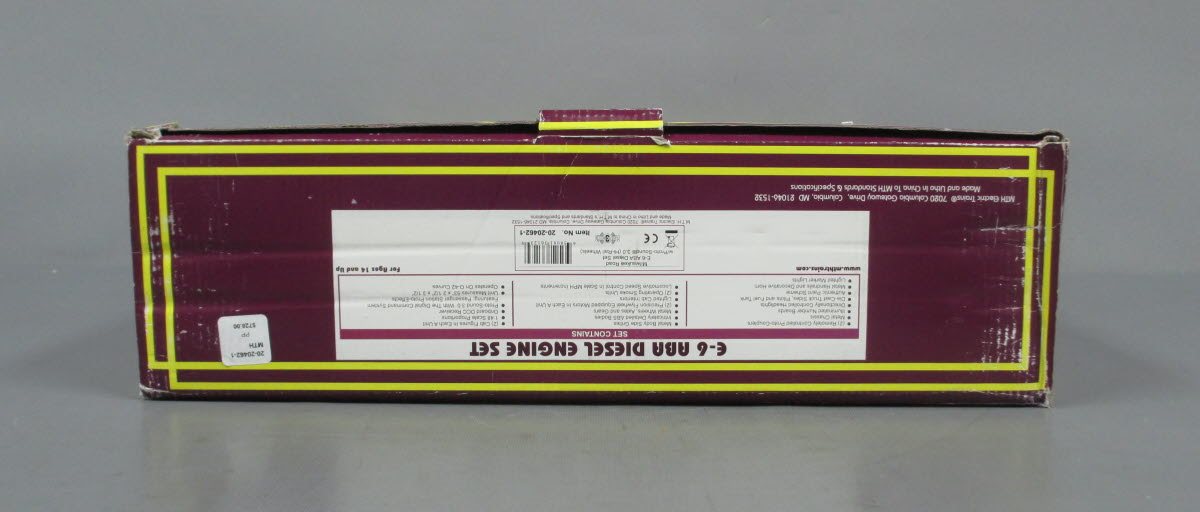 MTH 20-20462-1 Milwaukee Road E-6 ABA Diesel Engine Set With PS 3.0 #15A/15B/55B