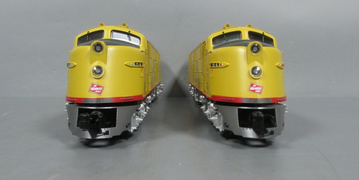 MTH 20-20462-1 Milwaukee Road E-6 ABA Diesel Engine Set With PS 3.0 #15A/15B/55B