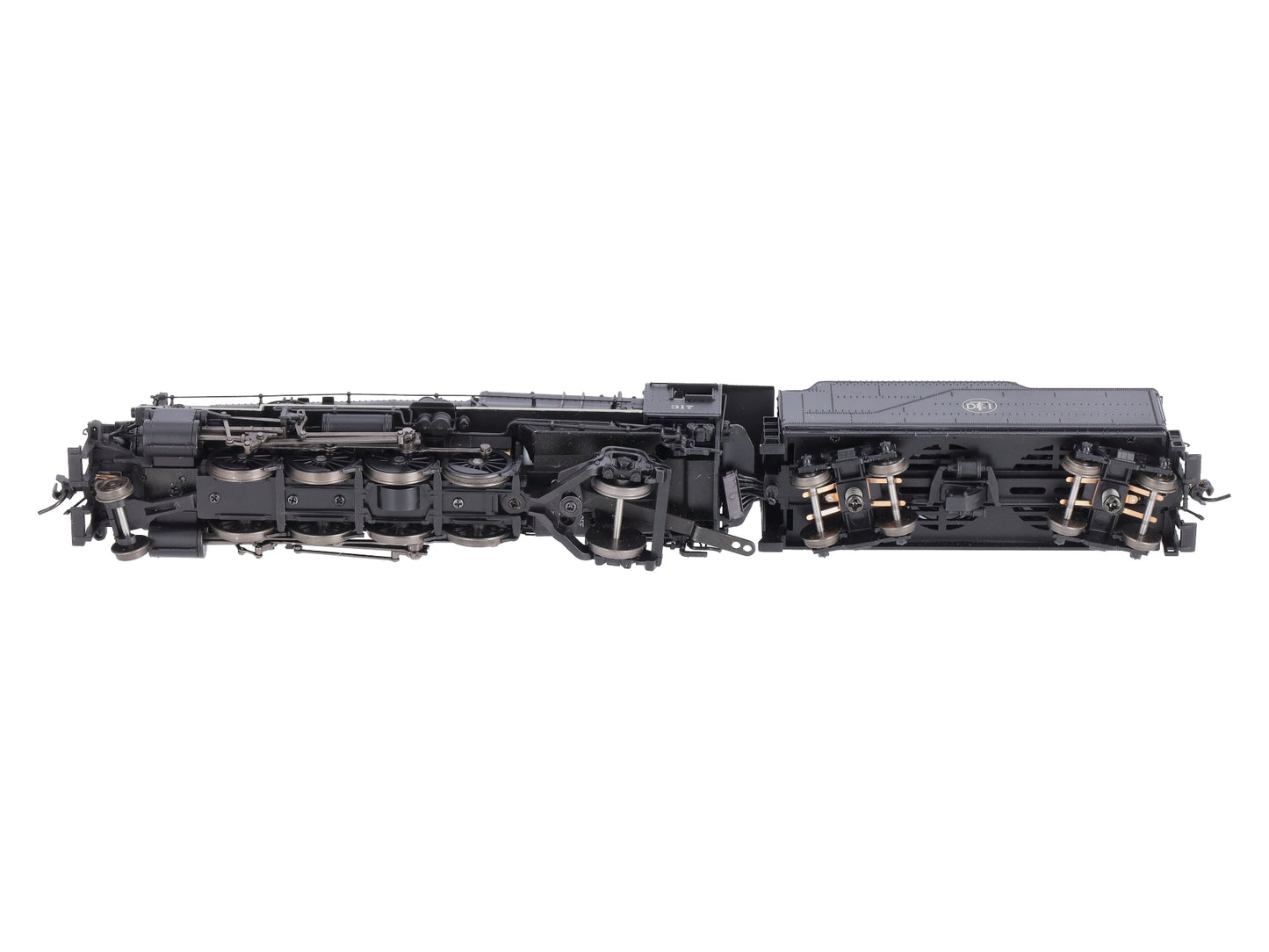 Broadway Limited 4048 HO DT&I 2-8-2 Steam Locomotive & Tender #317 DC/DCC