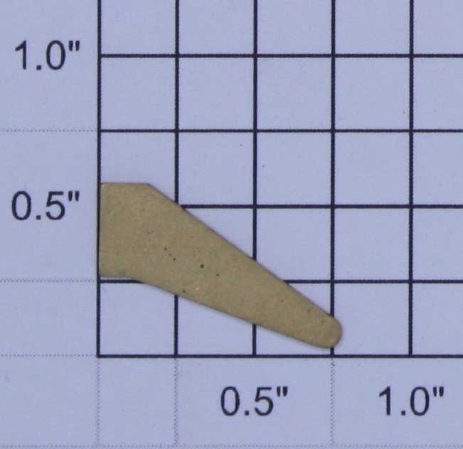 American Flyer 363-1 Brass Flag
