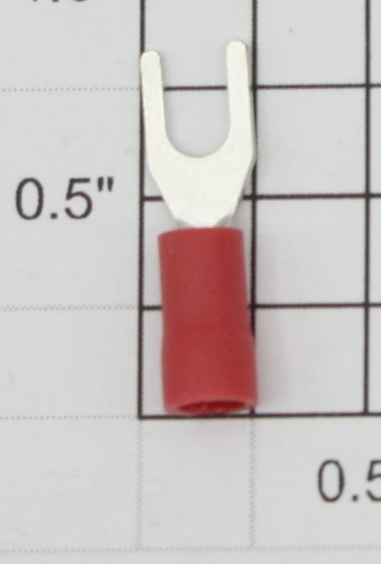 Gardner Bender 20-111 Red #22-#16 AWG Vinyl-Insulated Spade Term 4-6 Stud