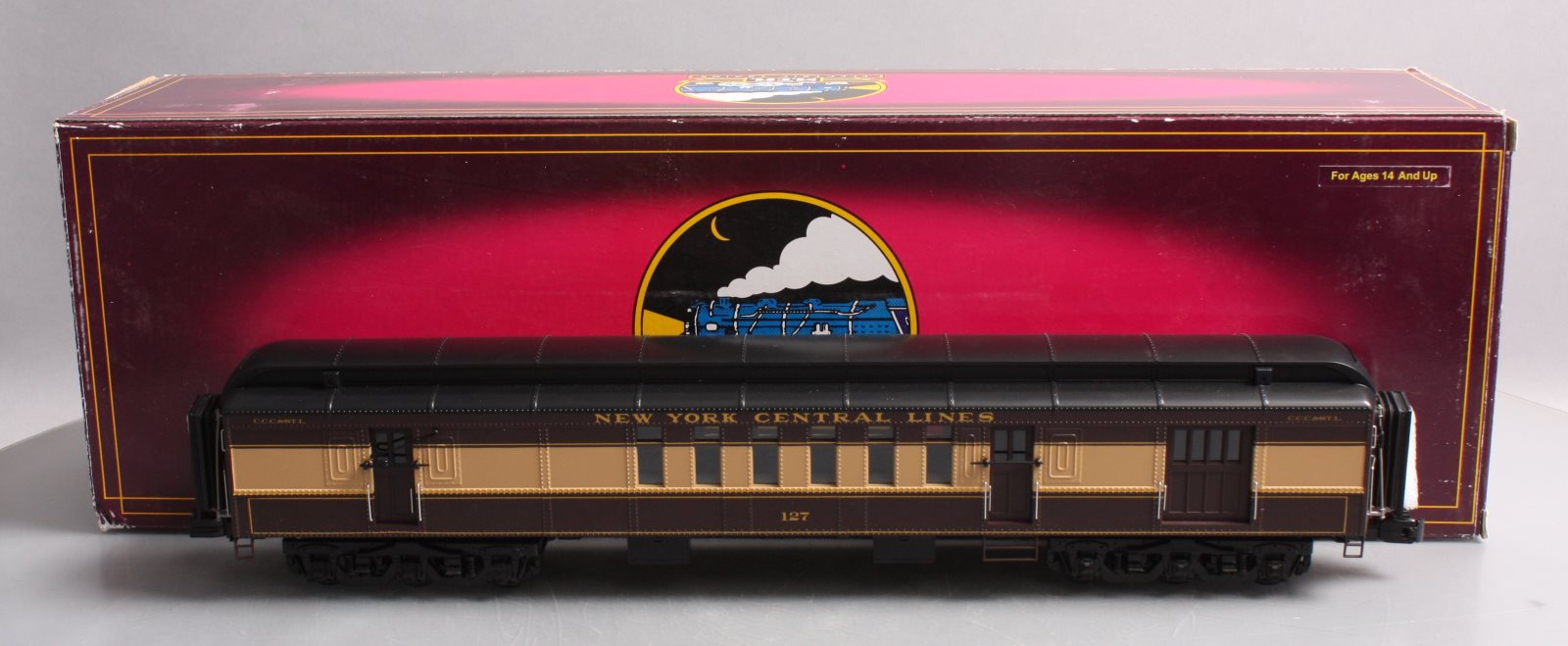 MTH 20-42005 O Gauge New York Central 70' Madison RPO Passenger Car #127